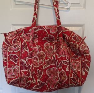 Vera Bradley Raspberry Fizz Large Duffel
